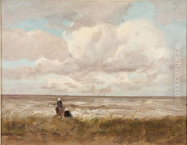 Figures On A Seashore - view 1