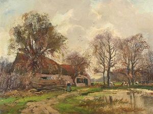 Cottage In The Low Country by Charles Paul Gruppe