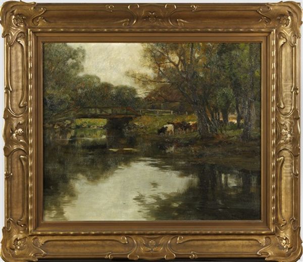 The Village Bridge, Lakeville, Ny. - view 1