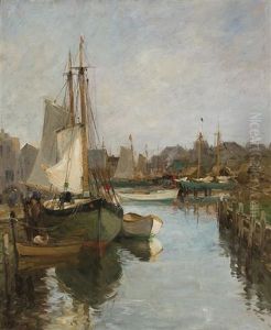Gloucester Docks by Charles Paul Gruppe