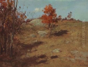 Autumn, Hilltop At Lyme, Connecticut by Charles Paul Gruppe