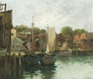 Portuguese Wharf by Charles Paul Gruppe