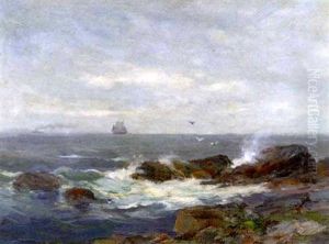 Ships Off The Massachusetts Coast