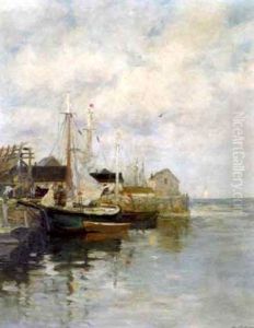 Afternoon, Rockport Harbor by Charles Paul Gruppe