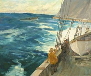 On The High Seas by Charles Paul Gruppe