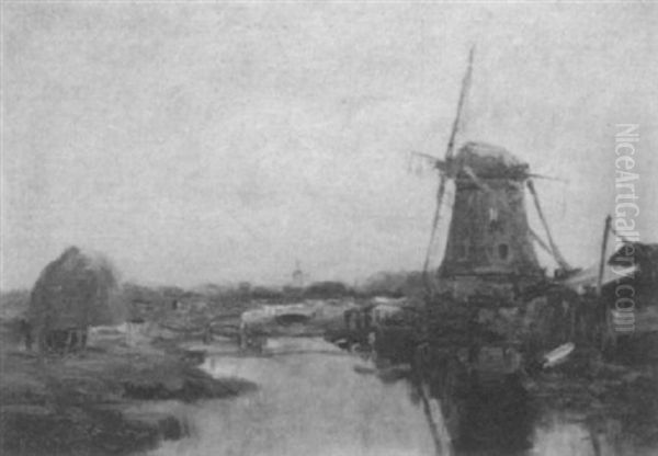 Windmill By The River - view 1