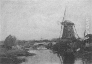 Windmill By The River Windmill By The River