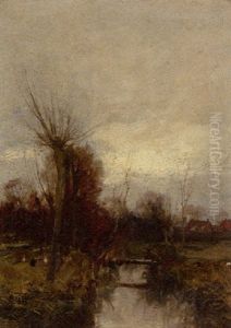Autumn Landscape by Charles Paul Gruppe