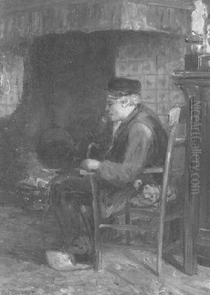 His Own Fireside - view 1