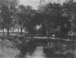 Figures And Animals By The River Figures And Animals By The River