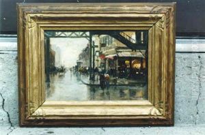Nyc Street by Charles Paul Gruppe