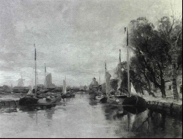 Dutch Estuary Scene - view 1