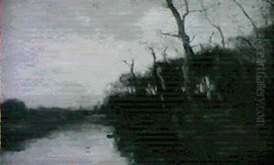Twilight/a Canal View by Charles Paul Gruppe