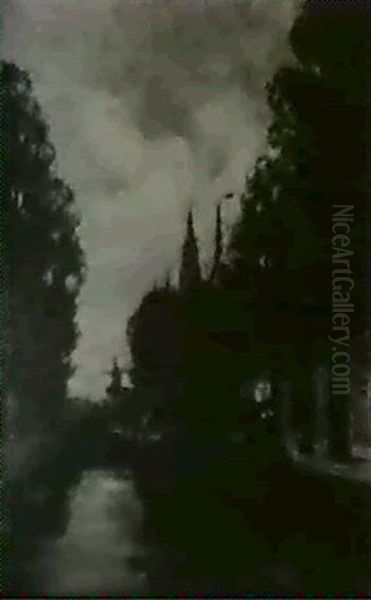 View Along A Dutch Canal - view 1
