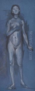 Standing Nude by Edward Baird
