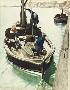 The Scottish Fifie Boat by Edward Baird