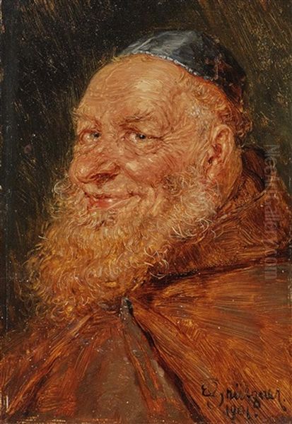 Smiling Monk - view 1