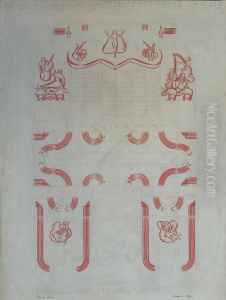 Design For A Mural Carving In Plaster by Edward Baird