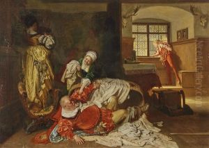 The Merry Wives Of Windsor by Eduard von Gruetzner