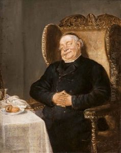 Nach Dem Essen Sollst Du Ruh'n by Eduard von Gruetzner
