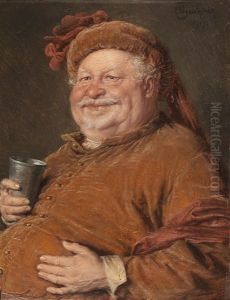 Falstaff by Eduard von Gruetzner