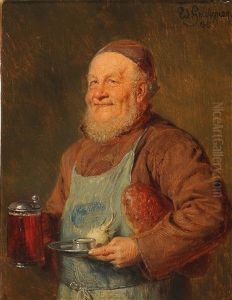 Smiling Monk With A Light Meal