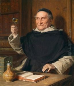 In Der Studierstube by Eduard von Gruetzner