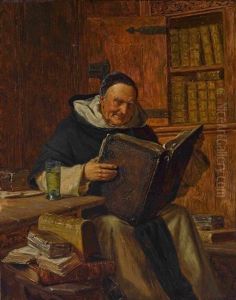 In Der Studierstube by Eduard von Gruetzner