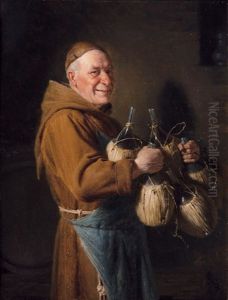Monk With Flasks