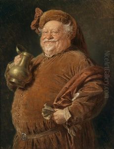 Falstaff Mit Weinkanne