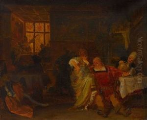 Falstaff In Der Schenke by Eduard von Gruetzner