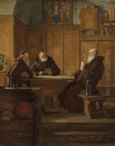 Das Kartenspiel by Eduard von Gruetzner