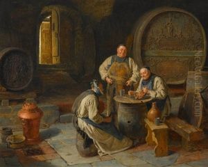 Das Backhandl by Eduard von Gruetzner