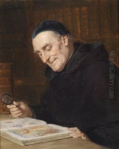 Der Bibliothekar by Eduard von Gruetzner