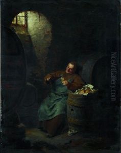 Der Kellermeister by Eduard von Gruetzner