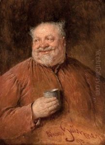 Sir John Fallstaff Mit Weinbecher