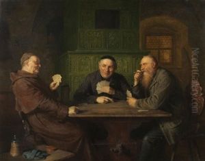 Men Playing Cards