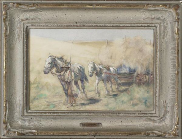 Harvest Among The Downs - view 1