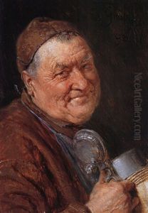Monch Mit Bierkrug