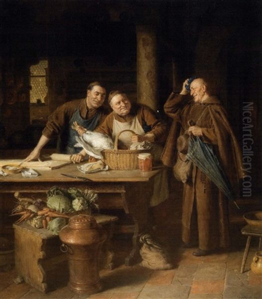 Les Moines Preparant Le Repas - view 1