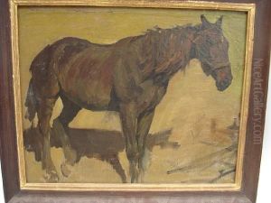 Old Chestnut Mare by Nathaniel Hughes John Baird