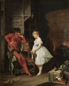 Mephisto Hinter Den Kulissen by Eduard von Gruetzner