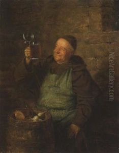Brotzeit by Eduard von Gruetzner