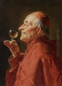 Der Feinschmecker by Eduard von Gruetzner