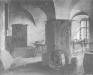 Die Torgelstube by Eduard von Gruetzner