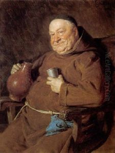 Der Genieser by Eduard von Gruetzner