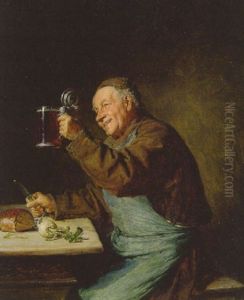 Prosit! by Eduard von Gruetzner