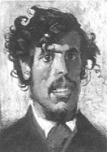 Karikaturbildnis Von Nikolaus Gysis by Eduard von Gruetzner