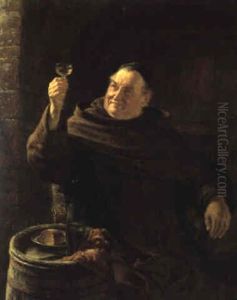 Der Genieser by Eduard von Gruetzner