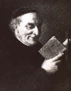 Lesender Monch by Eduard von Gruetzner